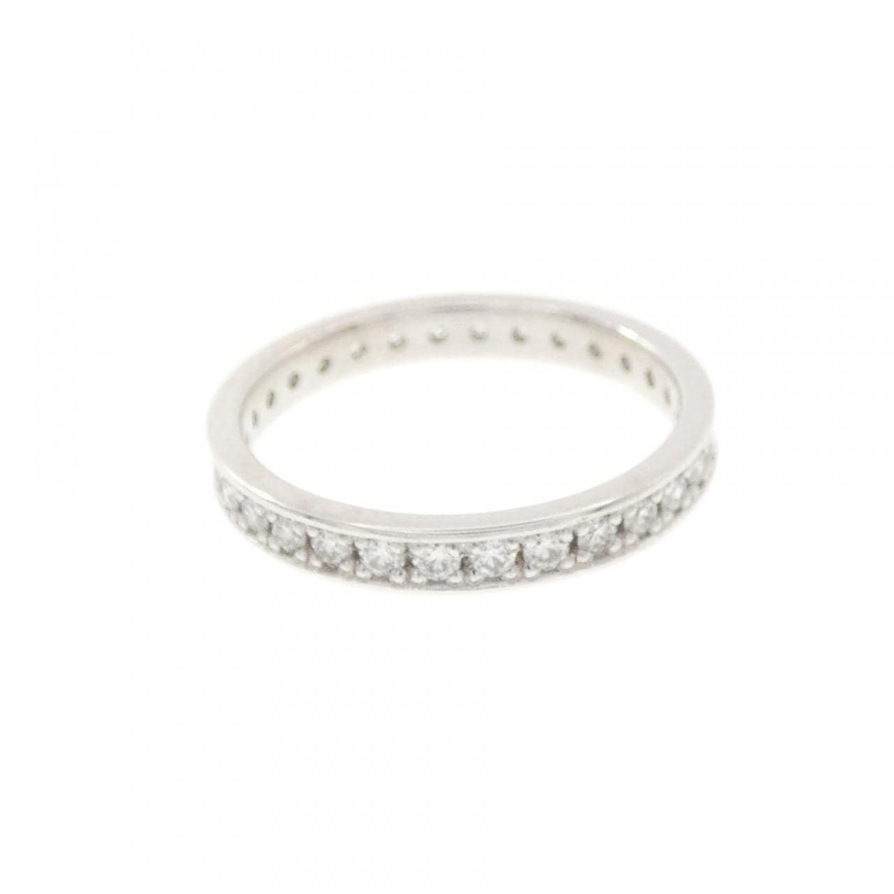 PT950 フルエタニティ ダイヤモンド ピンキーリング 0.30CT