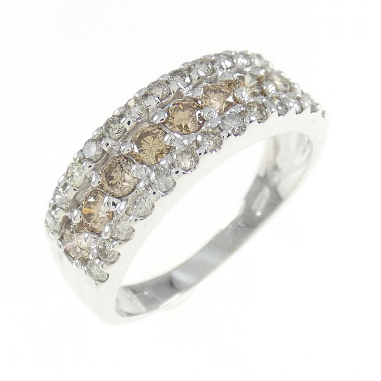K18WG ダイヤモンド リング 0.30CT