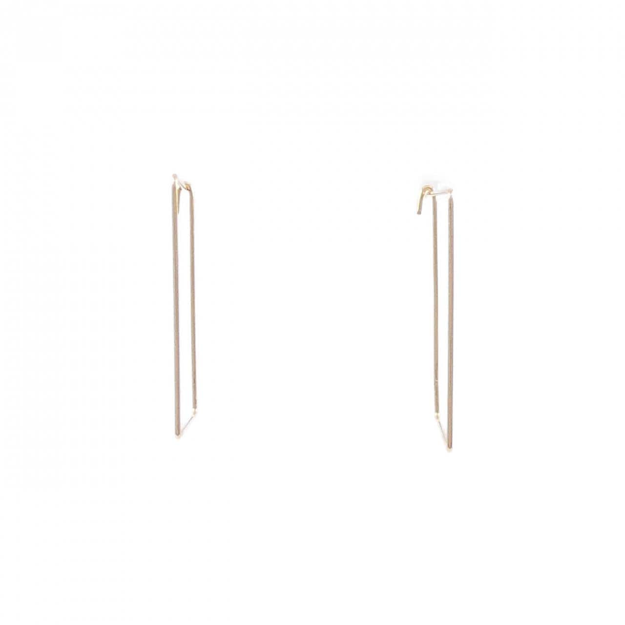 K18YG earrings