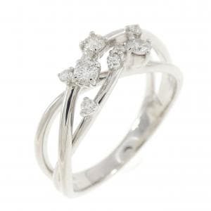 K18WG ダイヤモンド リング 0.20CT