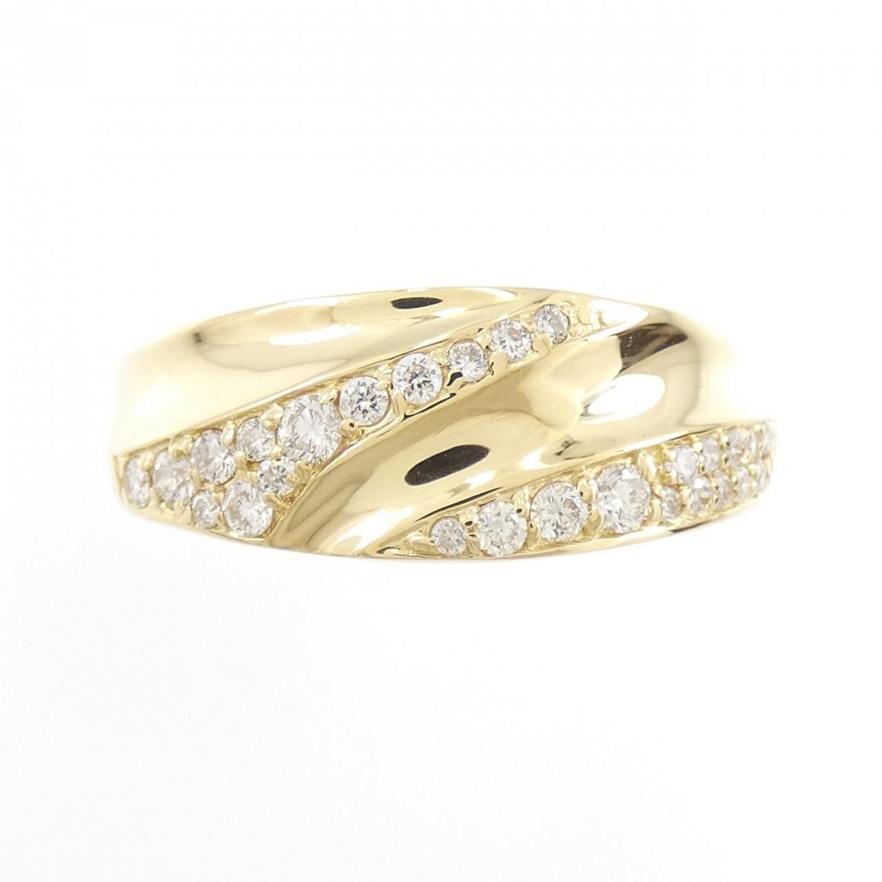 K18YG ダイヤモンド リング 0.25CT