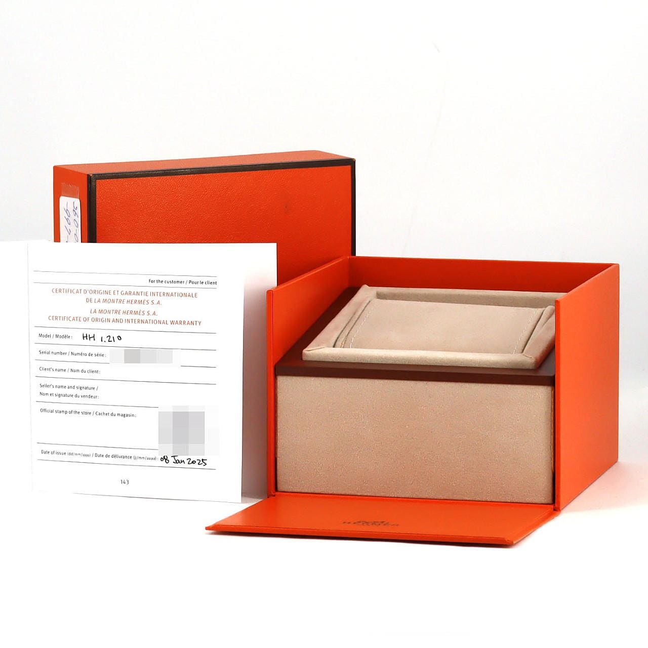 エルメス Hウォッチ HH1.210 SS クォーツ