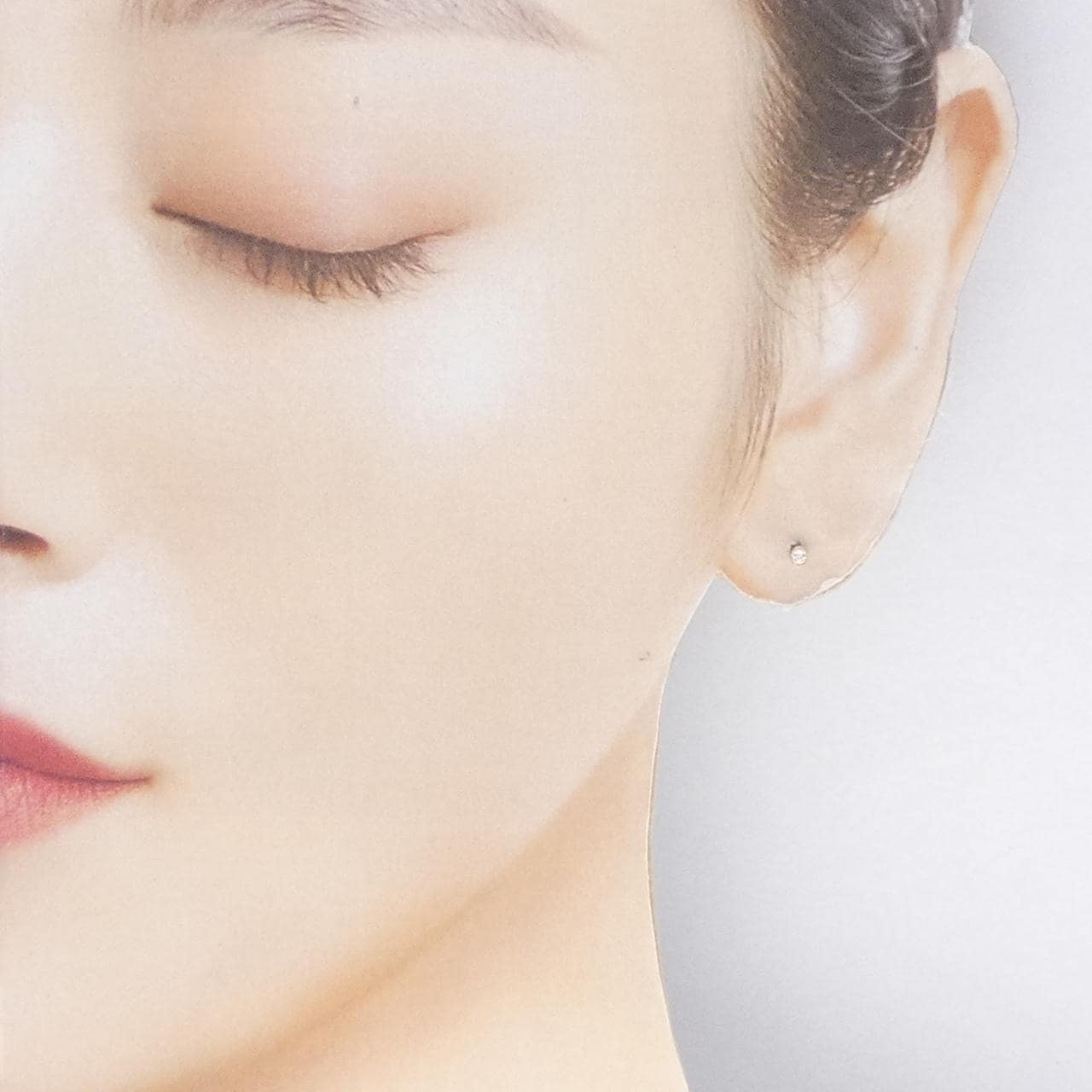 K18YG ダイヤモンド ピアス 0.04CT