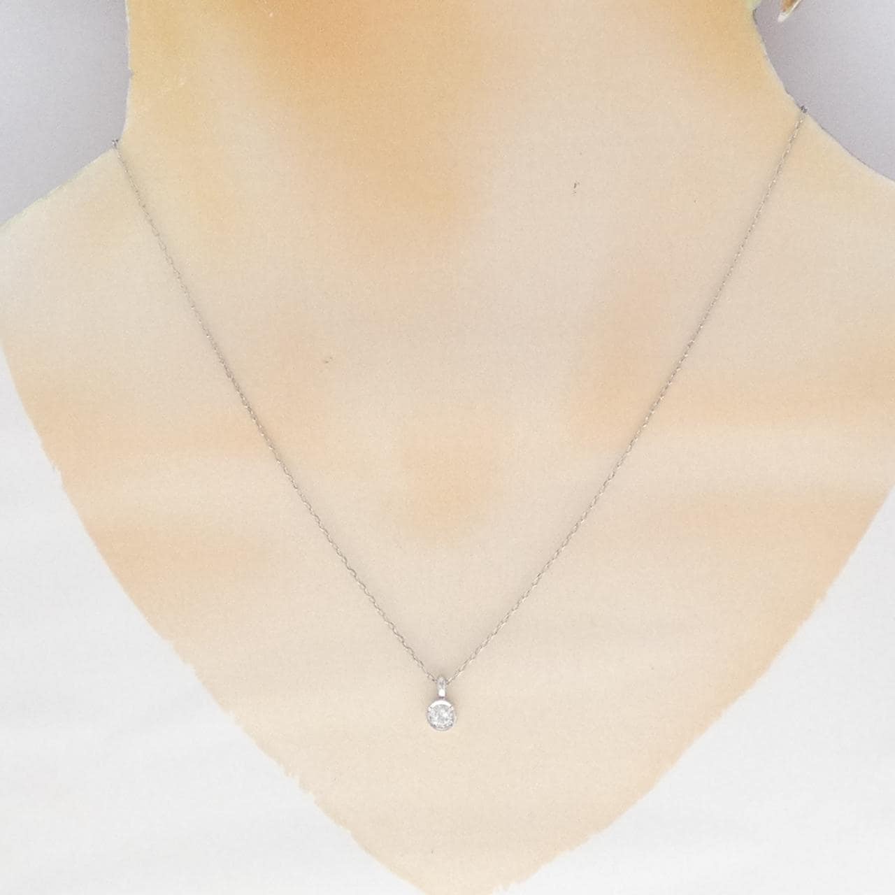 PT850钻石项链 0.20克拉