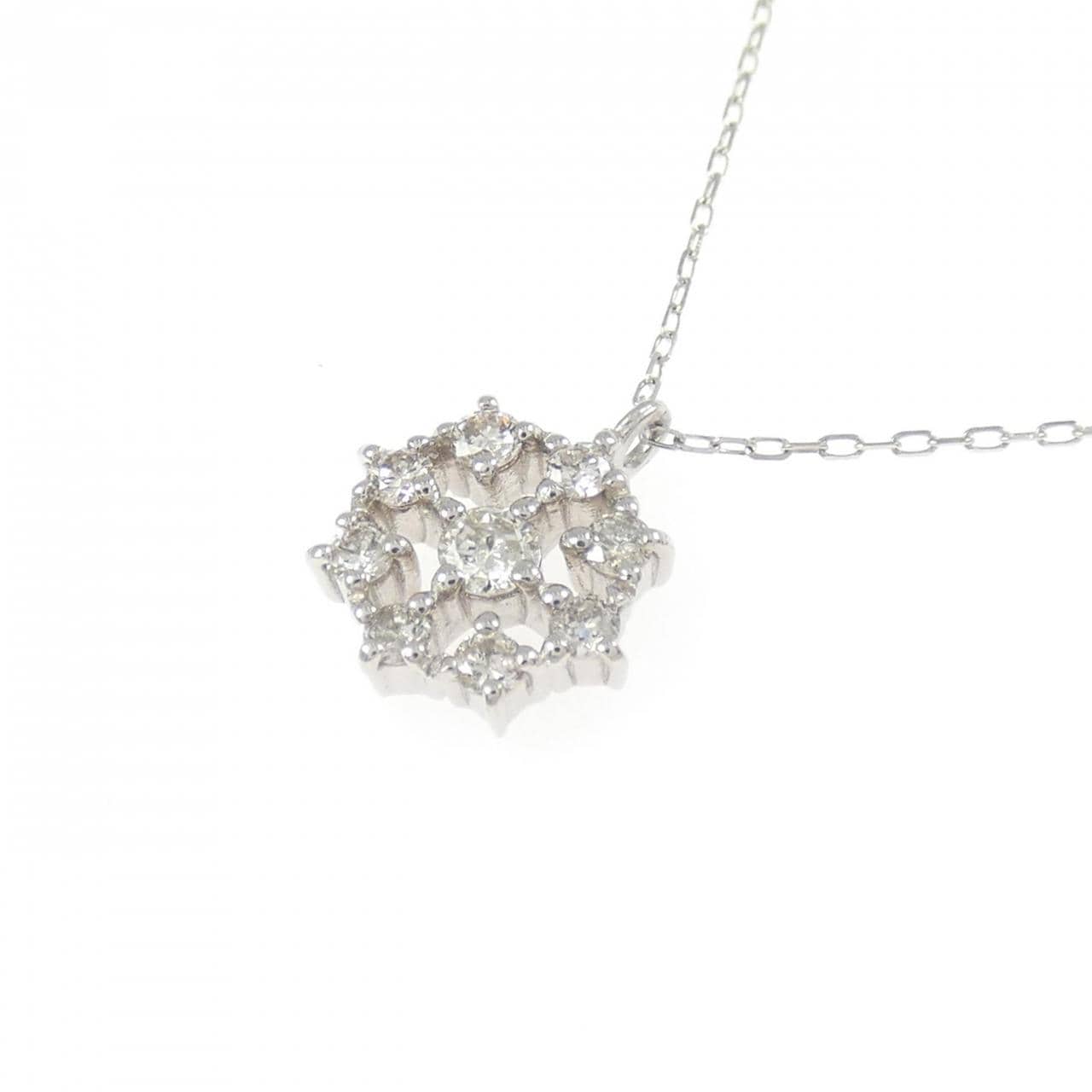 PT900 ダイヤモンド ネックレス 0.15CT