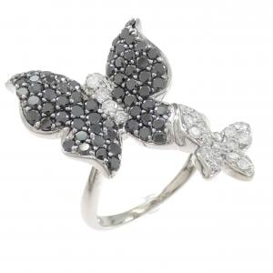 K18WG/K18BG ダイヤモンド リング 1.75CT