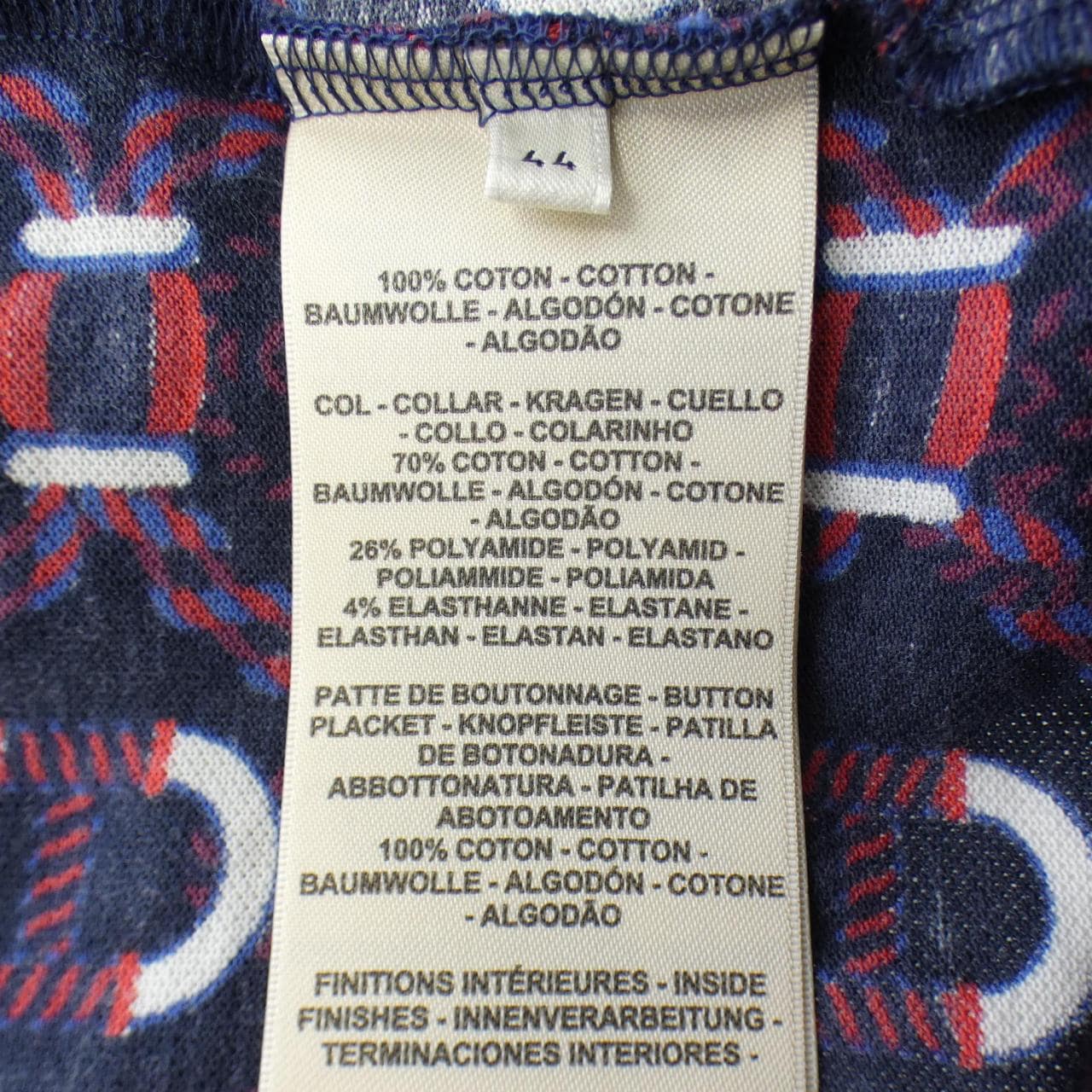 エルメス HERMES カノエ　CANOE 3E4512DB ポロ ドレス カットワンピース