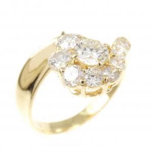 K18YG ダイヤモンド リング 0.31CT