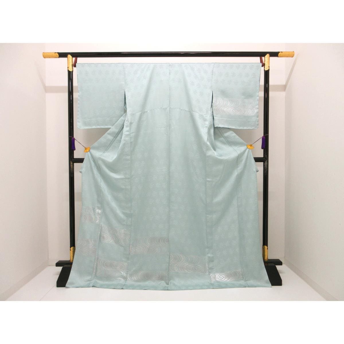 【未使用品】単衣　訪問着　銀彩加工