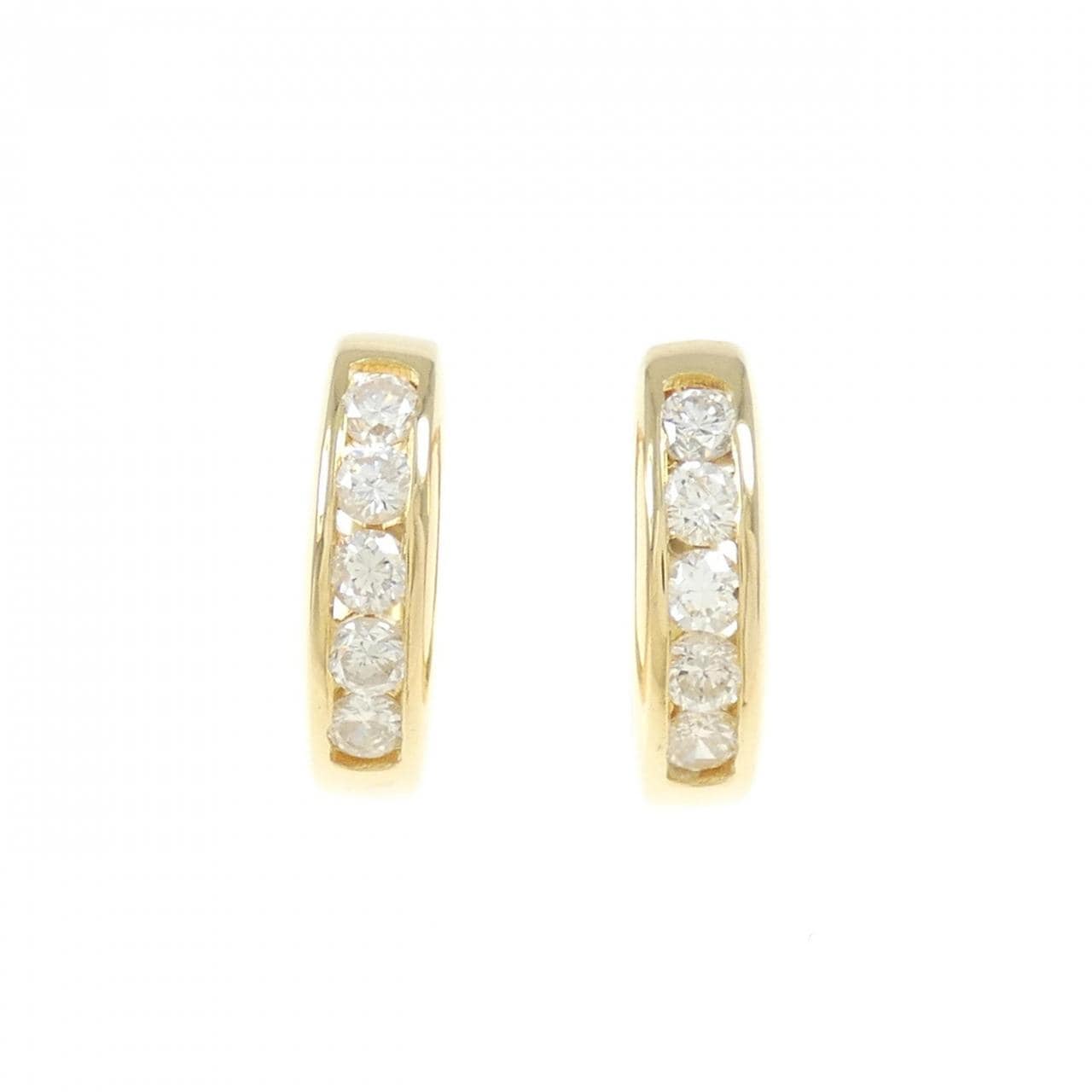 K18YG Diamond earrings 0.50CT