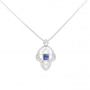 PT900/PT850 サファイヤ ネックレス 0.35CT