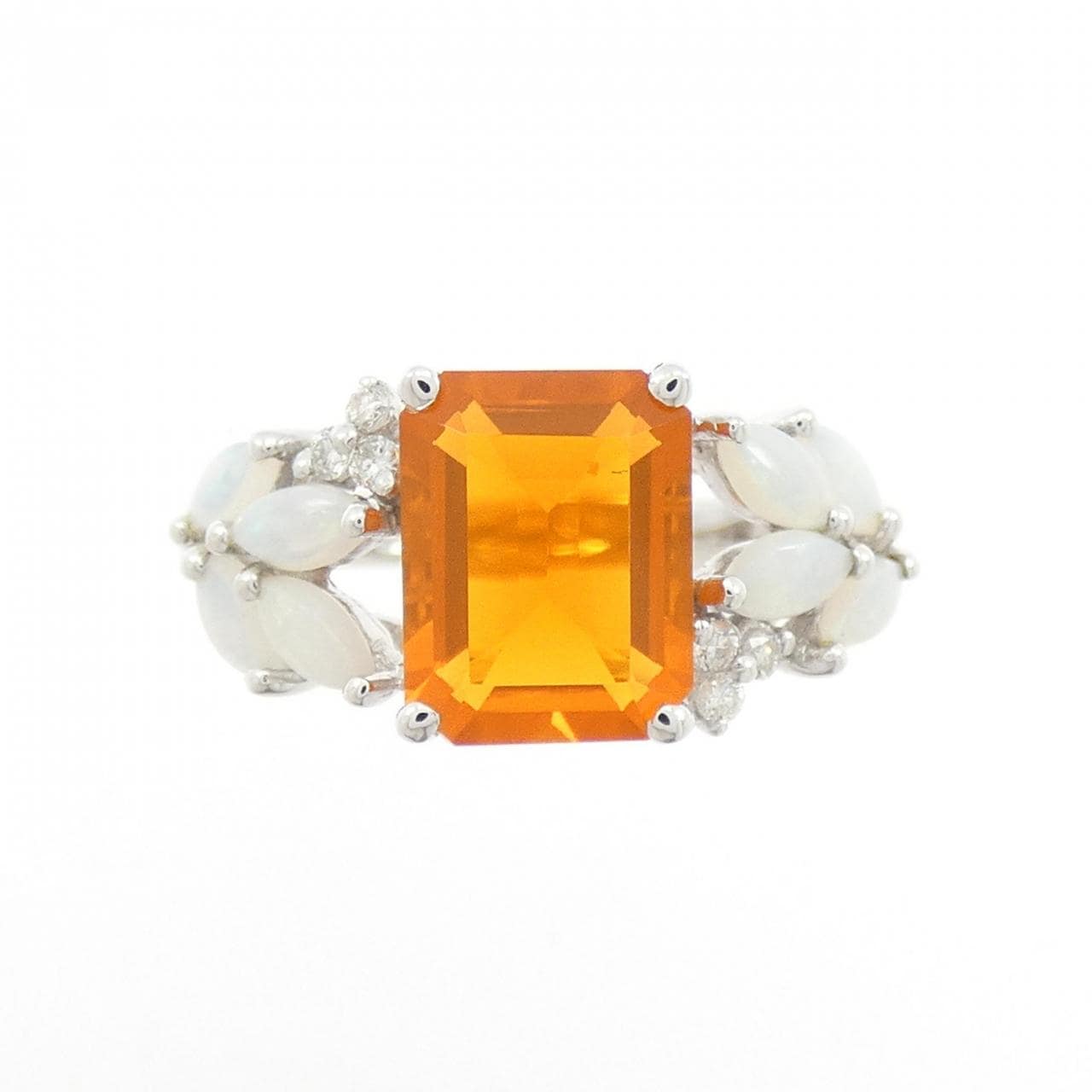 K14WG オパール リング