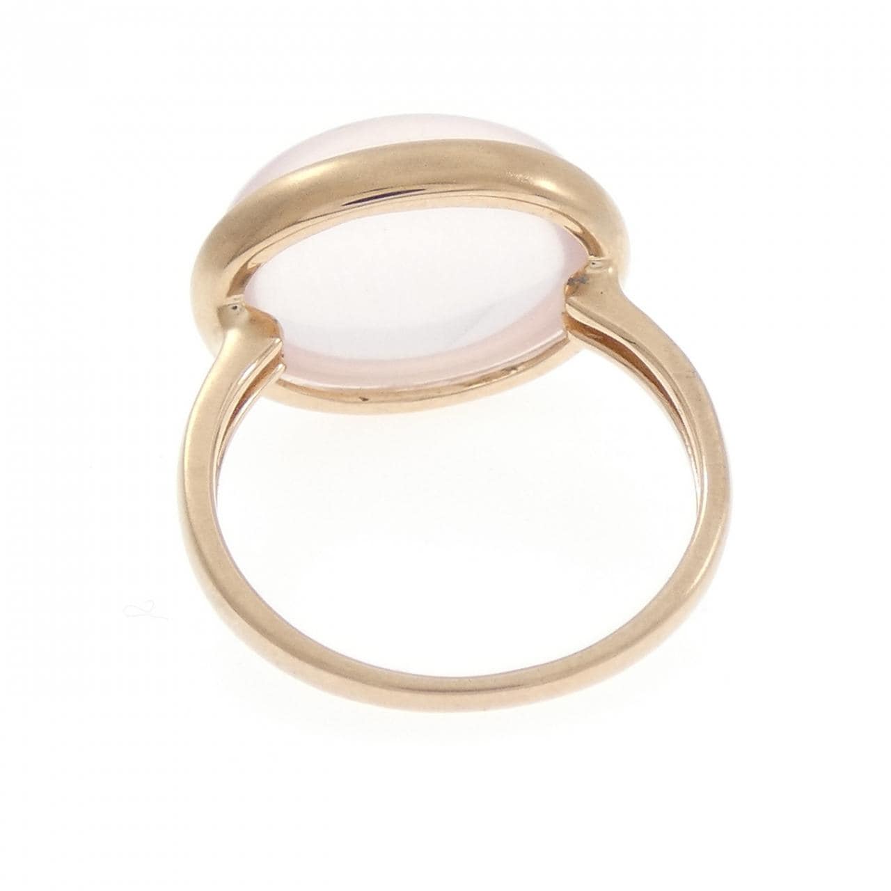 K18PG ローズクオーツ リング