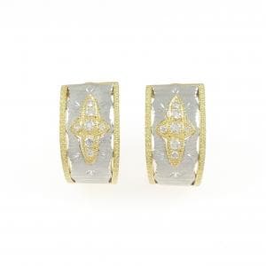 K18YG/PT900 ダイヤモンド ピアス 0.26CT