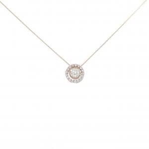K18PG 2WAY ダイヤモンド ネックレス 0.301CT