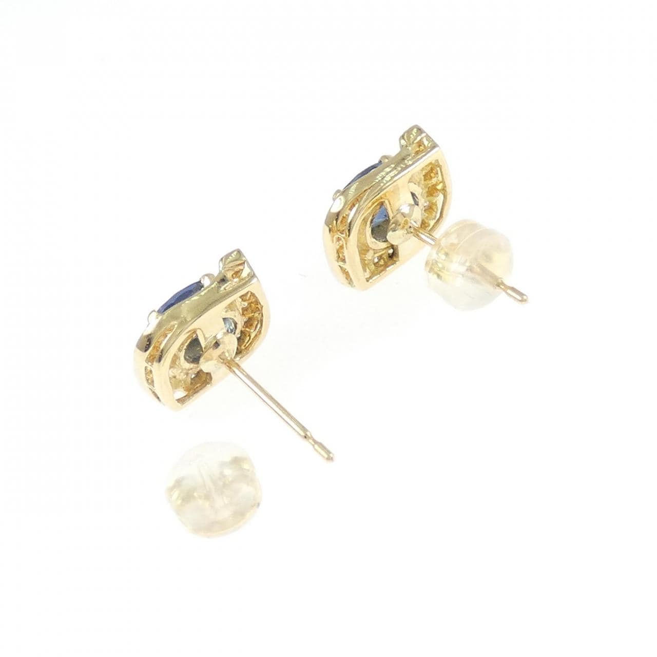 K18YG サファイヤ ピアス