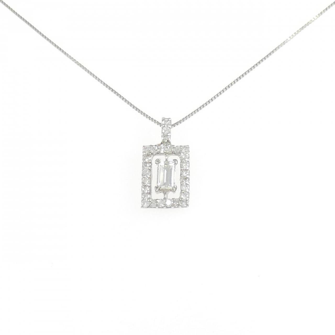 PT900/PT850 ダイヤモンド ネックレス 0.351CT