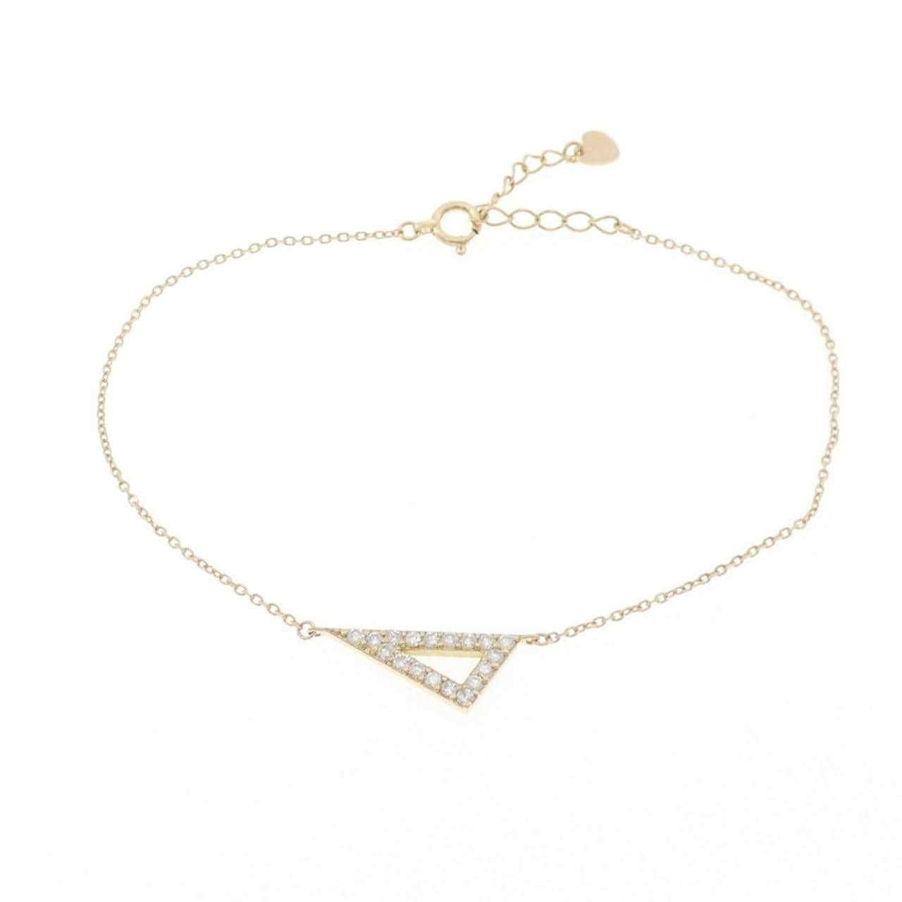 K18YG ダイヤモンド ブレスレット 0.25CT