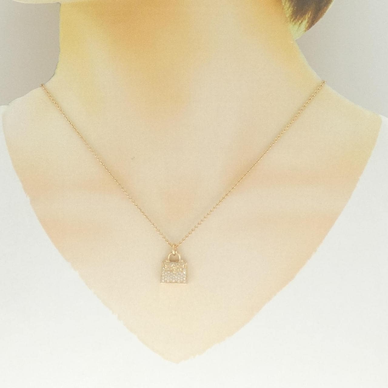 エルメス ケリー ネックレス 0.21CT