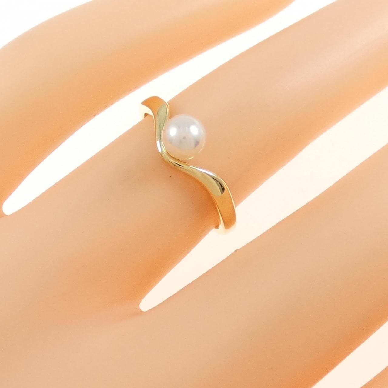 MIKIMOTO Akoya珍珠戒指 4.5mm