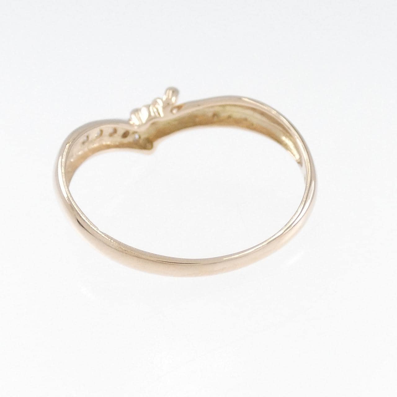 K14PG ダイヤモンド リング 0.08CT