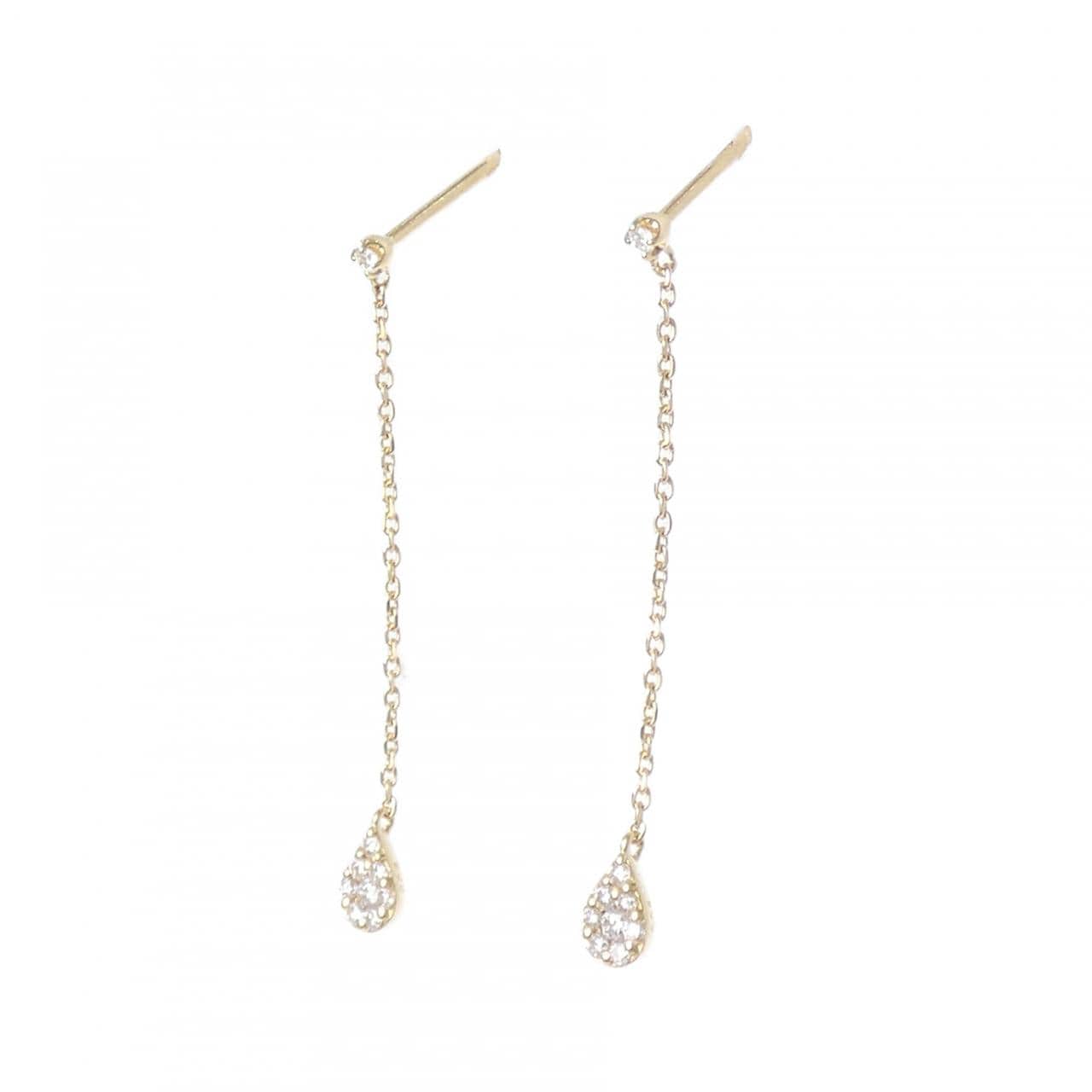 ポンテヴェキオ ダイヤモンド ピアス 0.12CT