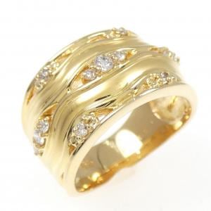 K18YG ダイヤモンド リング 0.30CT
