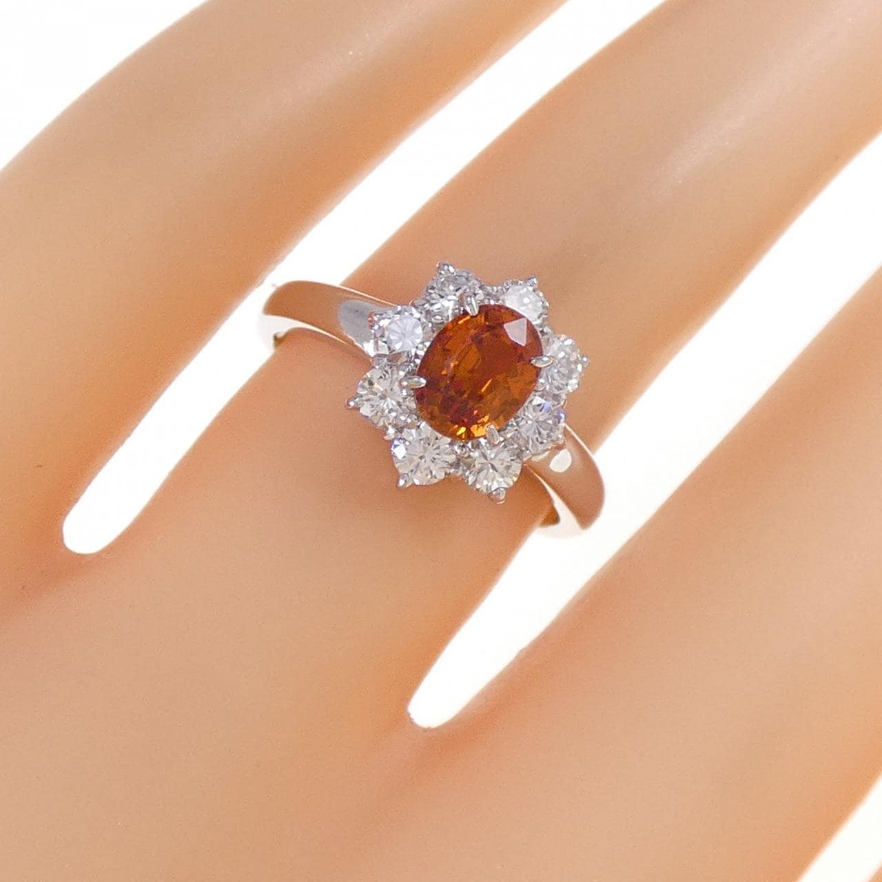 PT900 ガーネット リング 1.008CT