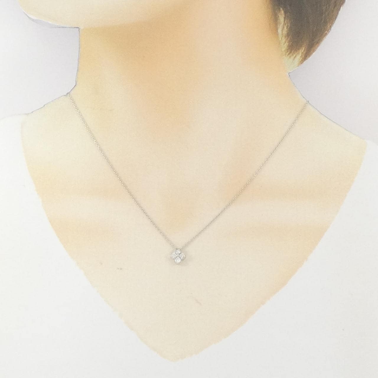 PT900/PT850 ダイヤモンド ネックレス 0.251CT