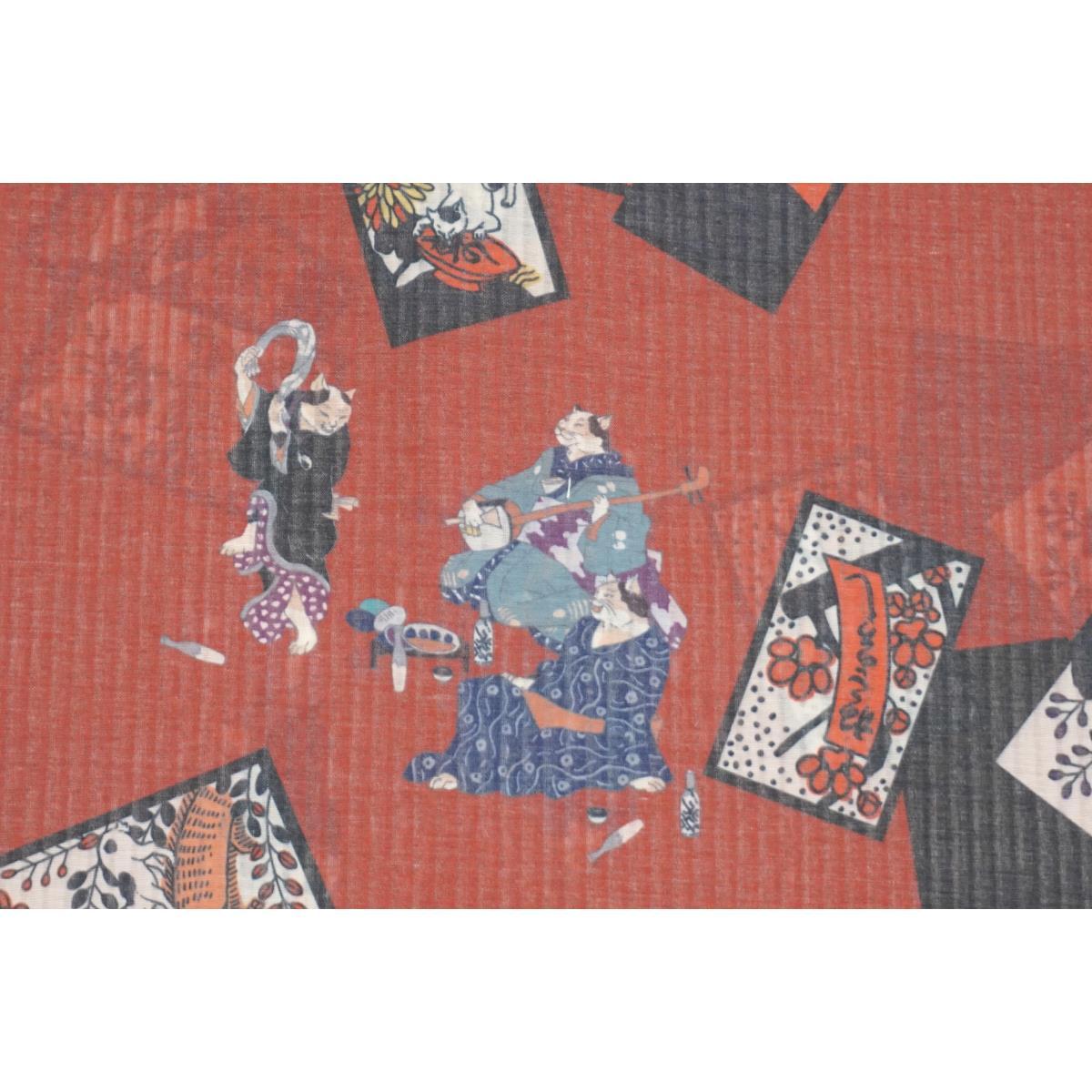 【新品】長襦袢反物　夏用　爽竹【撫松庵】