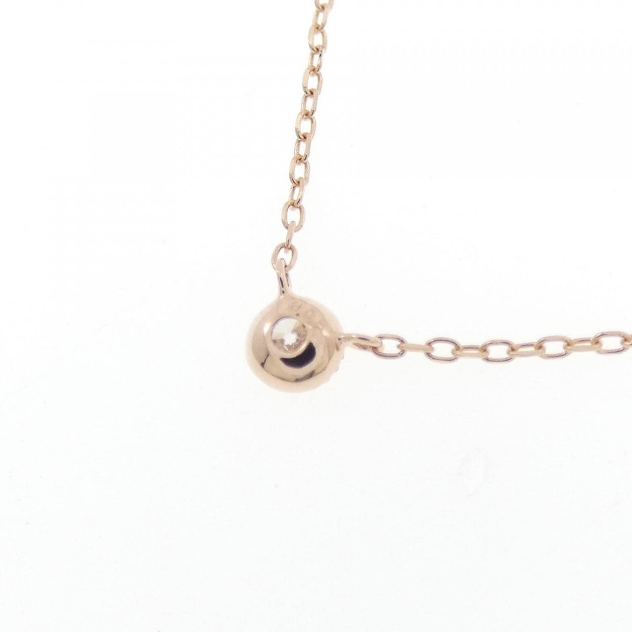 K10PG ダイヤモンド ネックレス 0.08CT