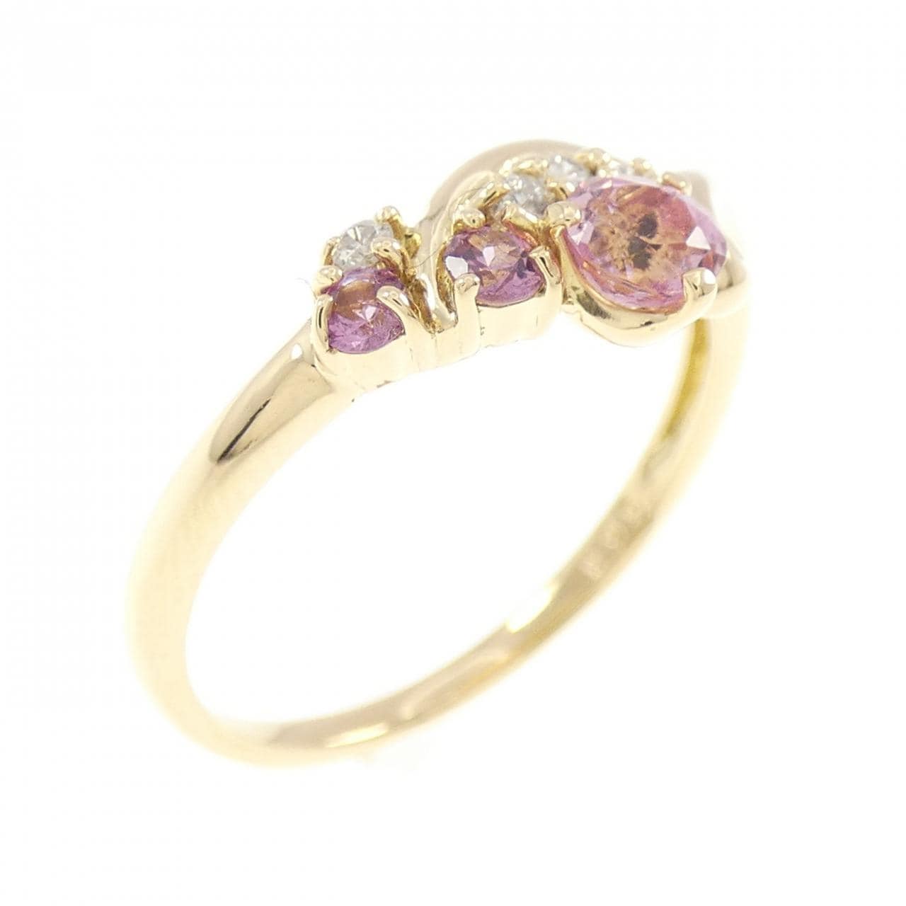 K18YG トルマリン リング