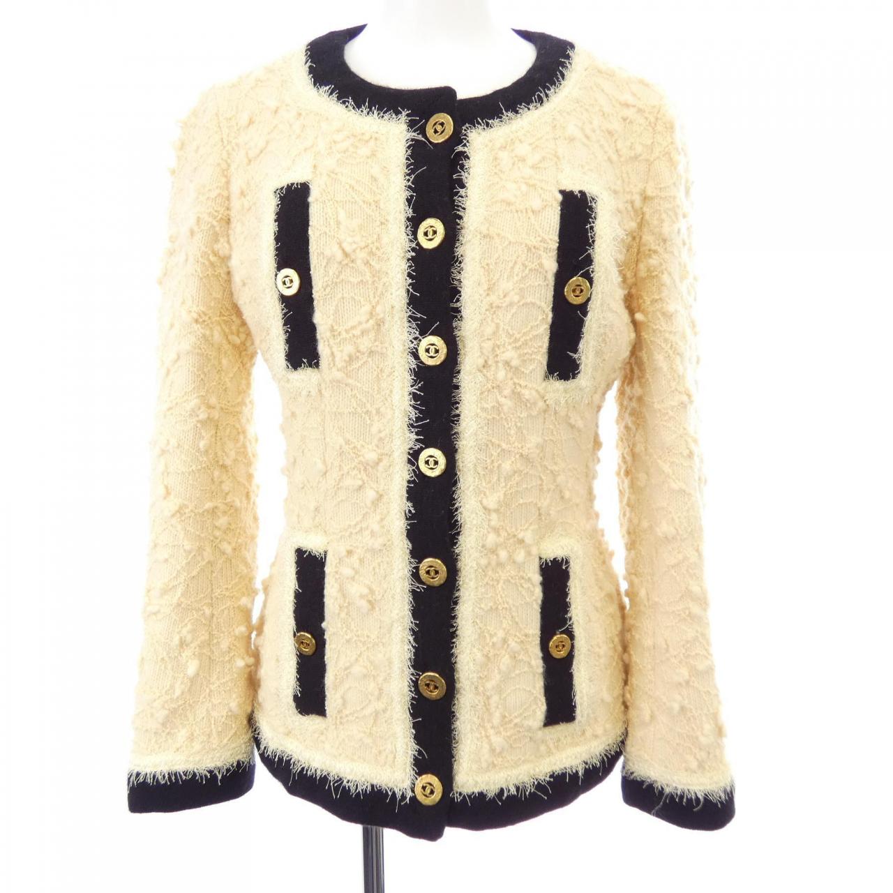 【ヴィンテージ】シャネル CHANEL P03456V03103 94A ノーカラージャケット
