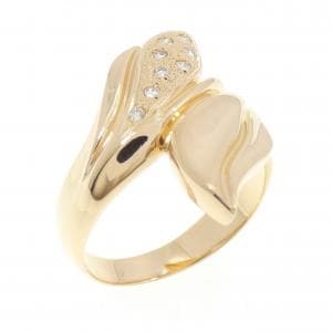 K18PG ダイヤモンド リング 0.07CT