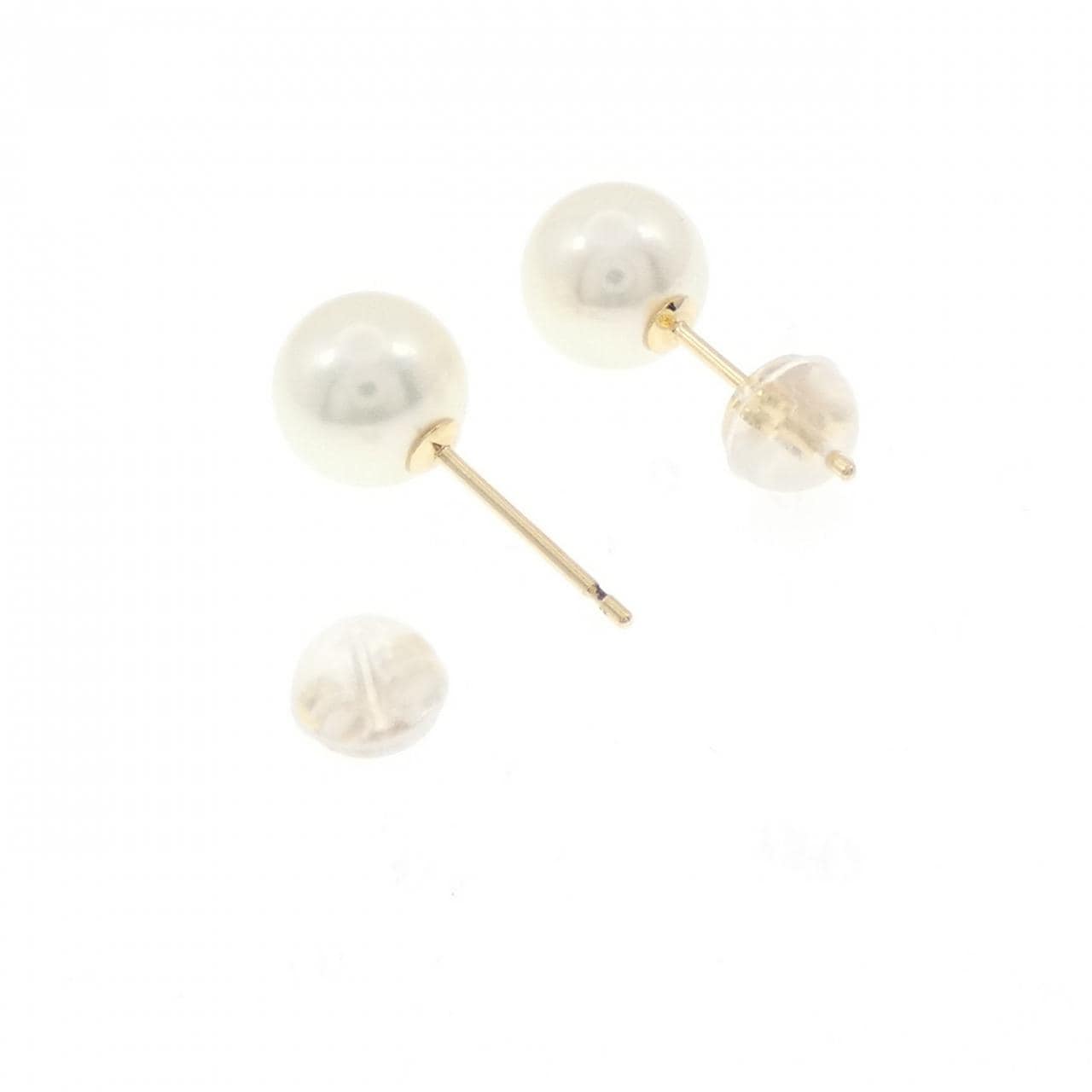 K18YG アコヤパール ピアス 7.2mm