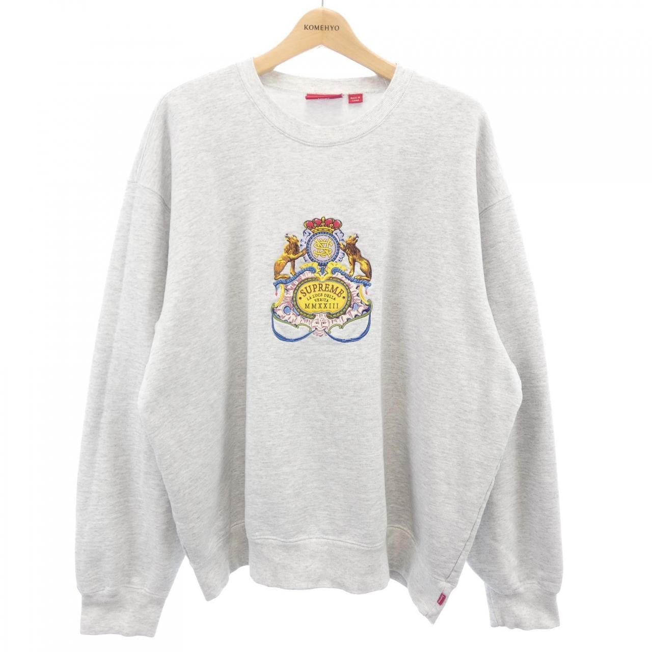 シュプリーム SUPREME CREST CREWNECK スウェット