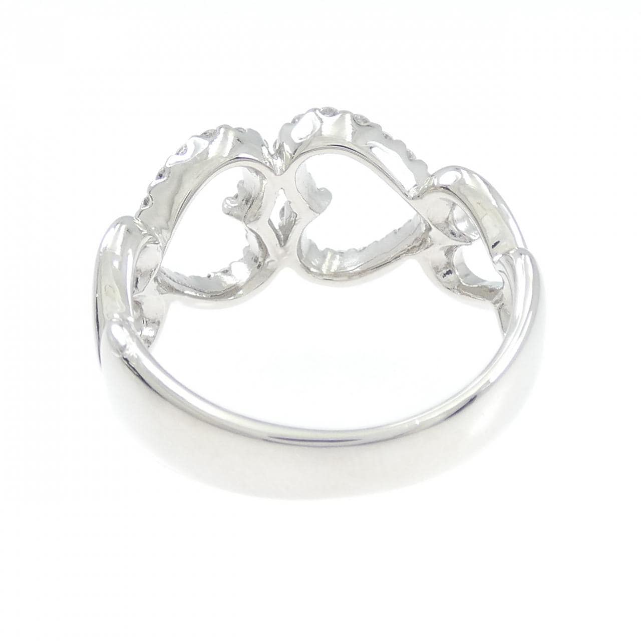 PT900 ハート ダイヤモンド リング 0.35CT