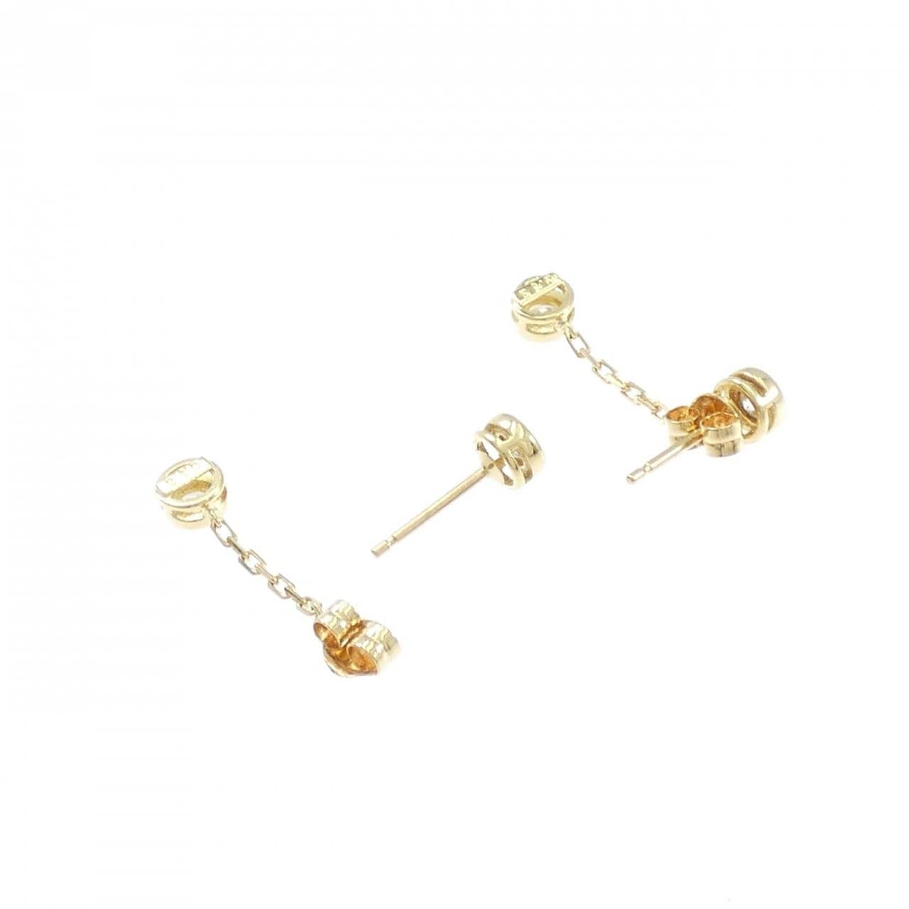 K18YG ダイヤモンド ピアス 0.30CT