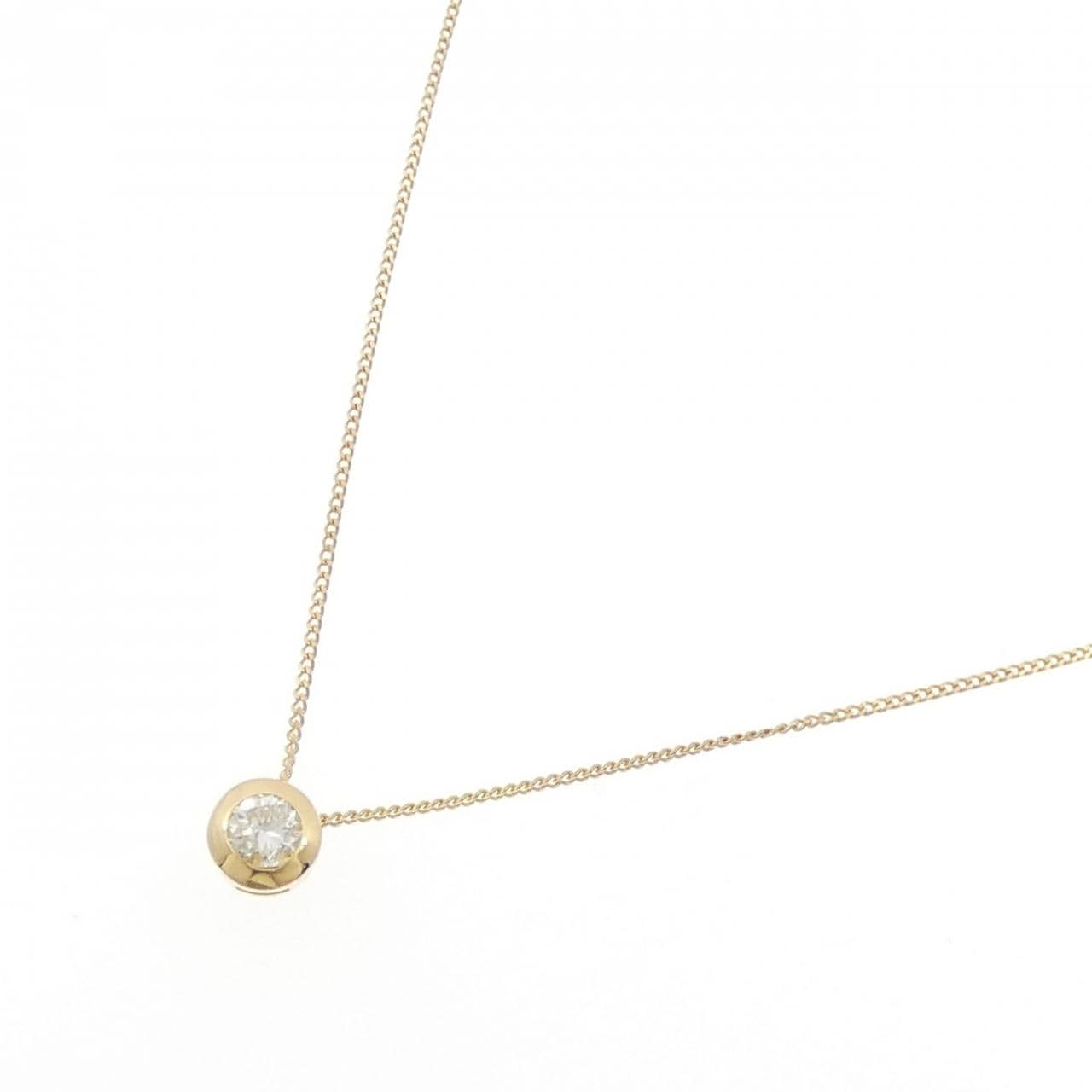 K18YG ダイヤモンド ネックレス 0.34CT