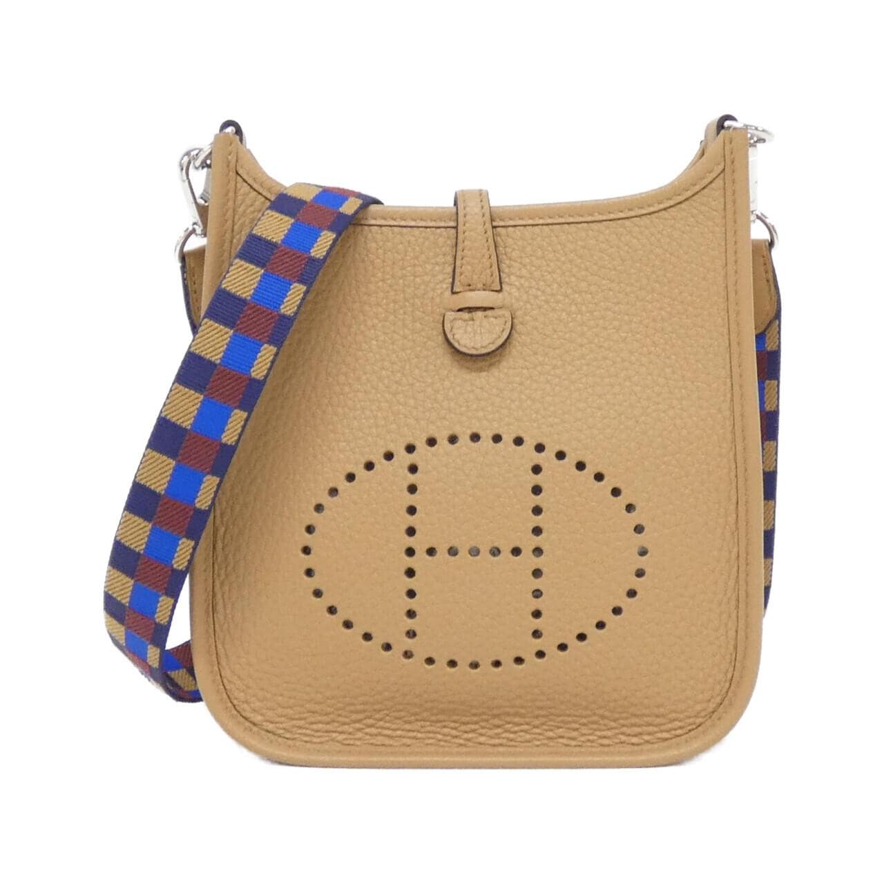 HERMES MAXI QUADRILLE Evelyn Amazon 16cm 083433CK Shoulder Bag