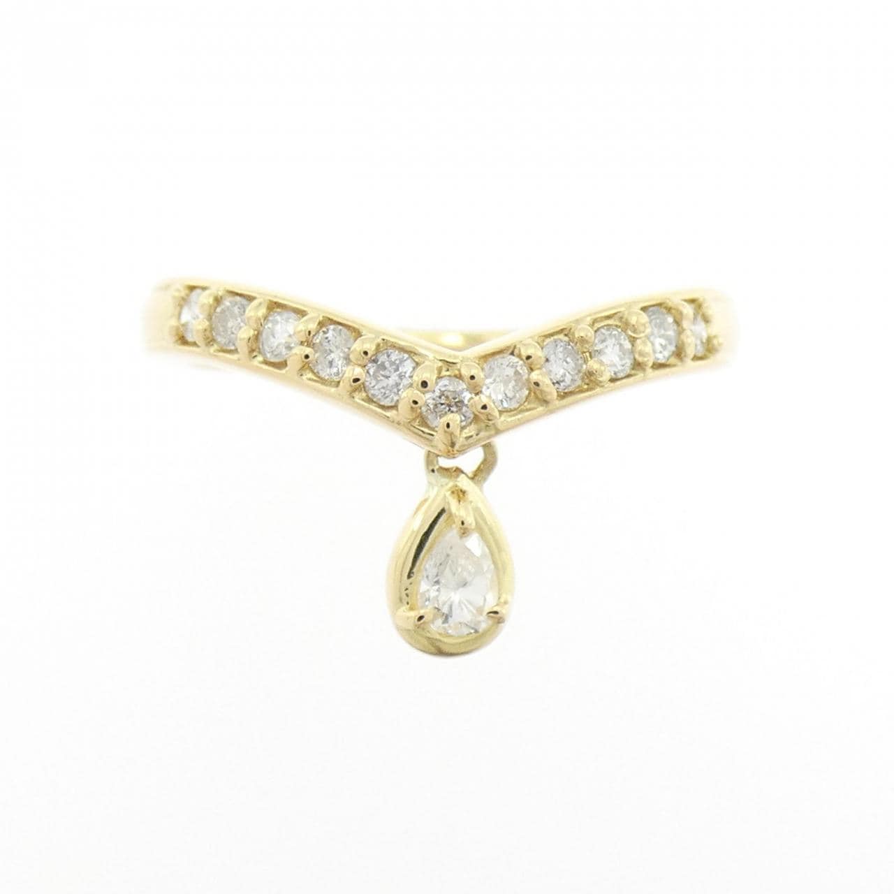 K18YG ダイヤモンド リング 0.31CT