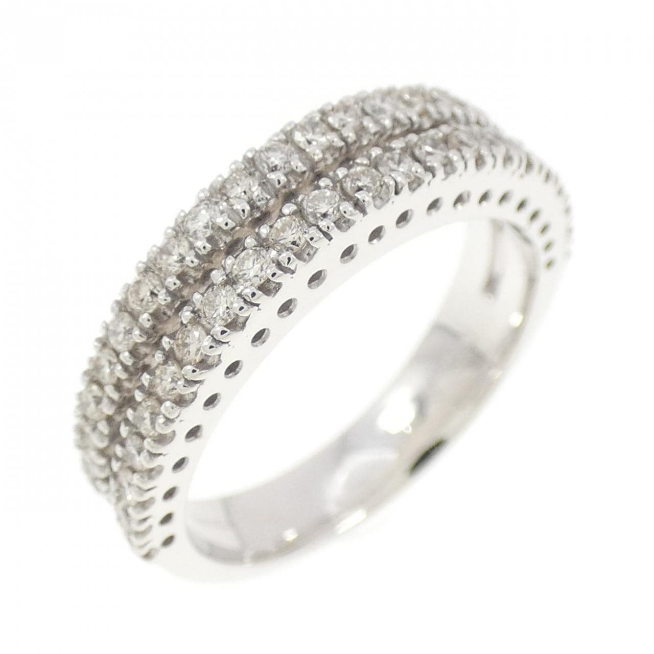 K18WG ダイヤモンド リング 0.30CT