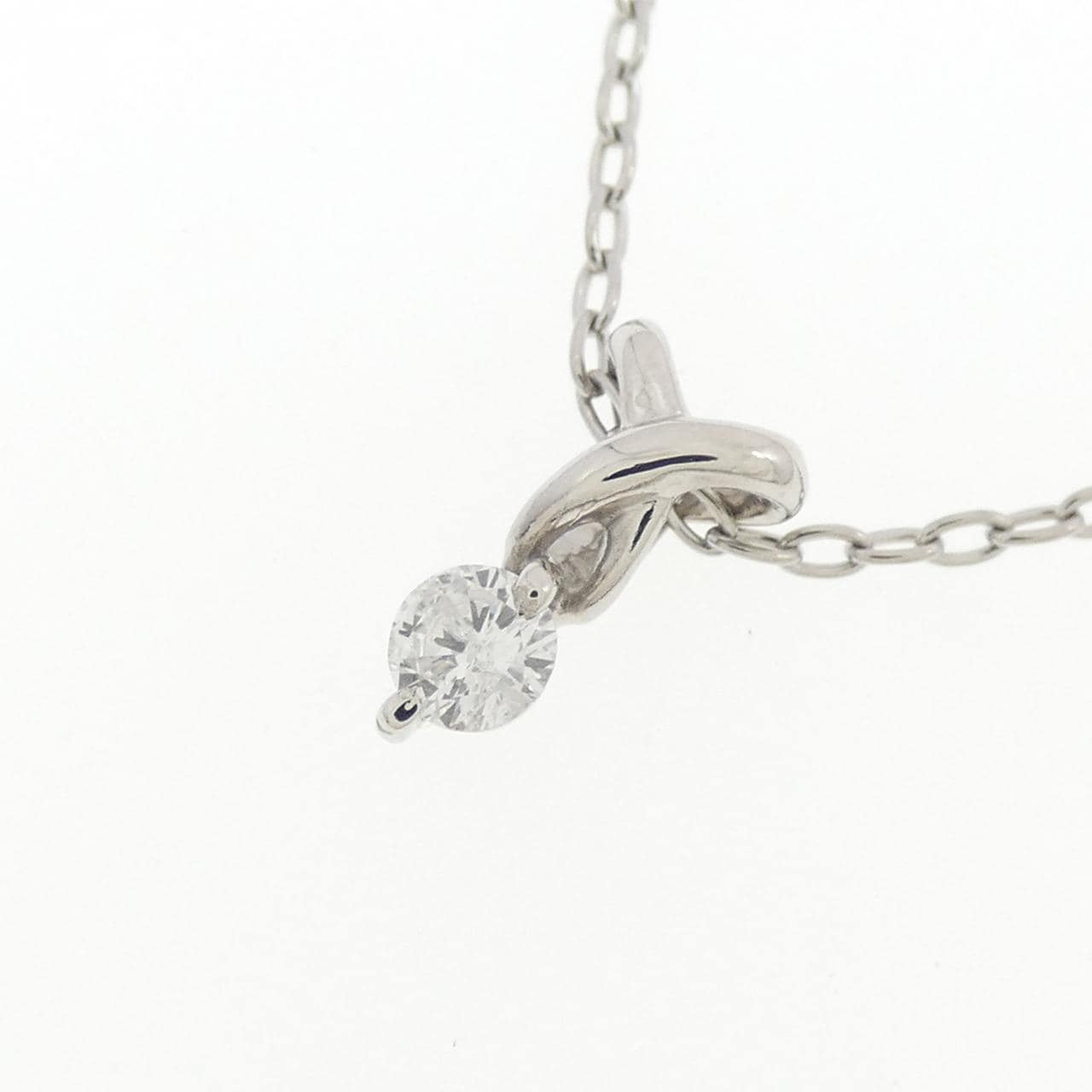 PT900/PT850 ダイヤモンド ネックレス 0.10CT