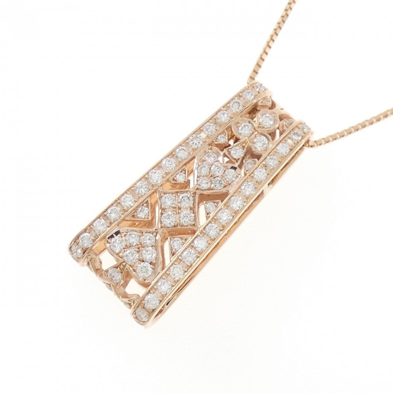 K18PG ダイヤモンド ネックレス 0.60CT