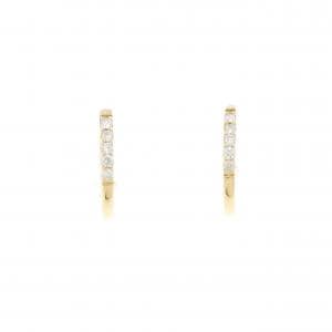 【リメイク】K18YG ダイヤモンド ピアス 0.10CT