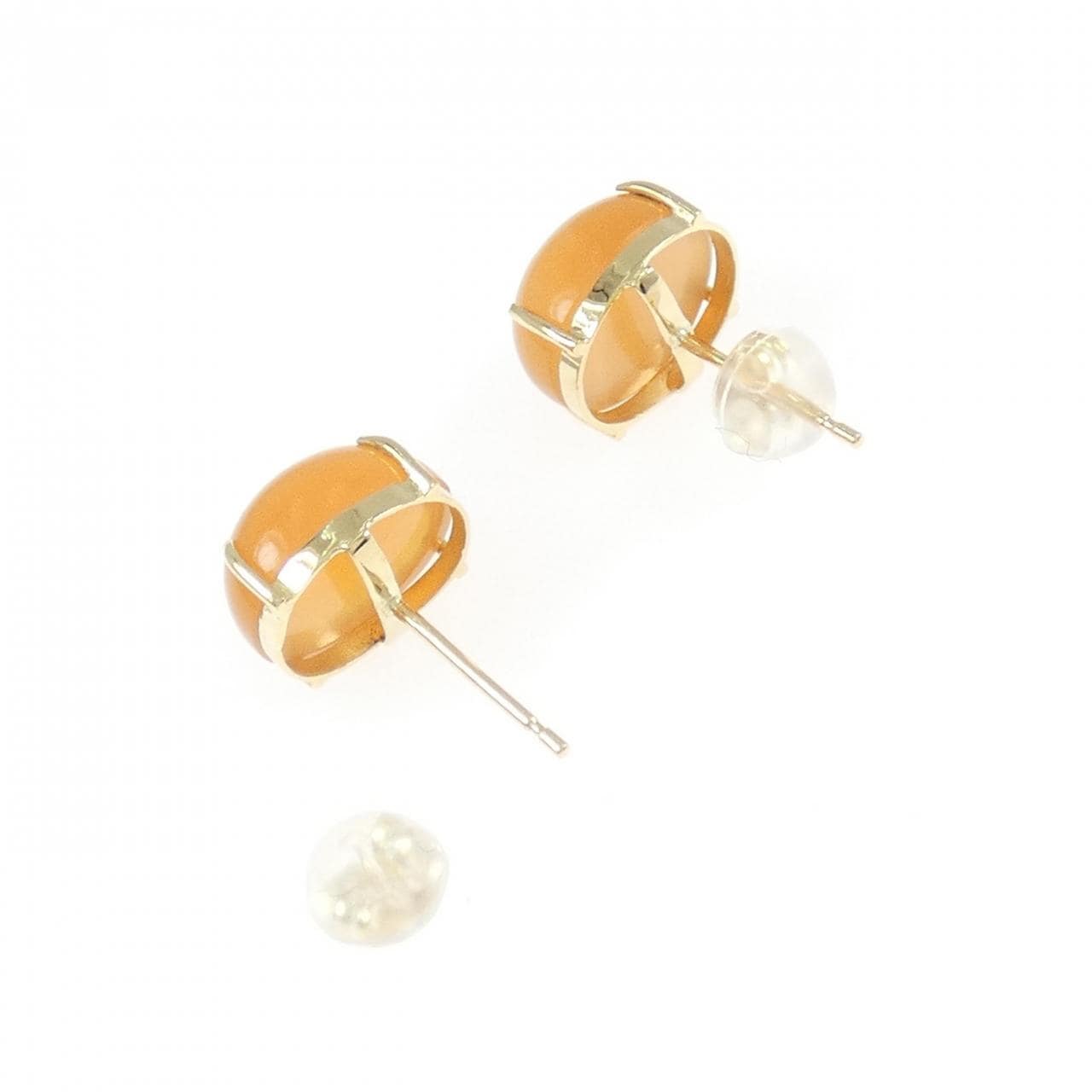 K18YG ムーンストーン ピアス