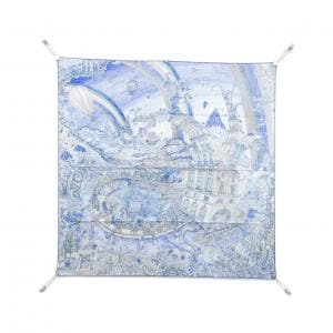 【未使用品】エルメス LES FOLIES DU FAUBOURG カレ スカーフ