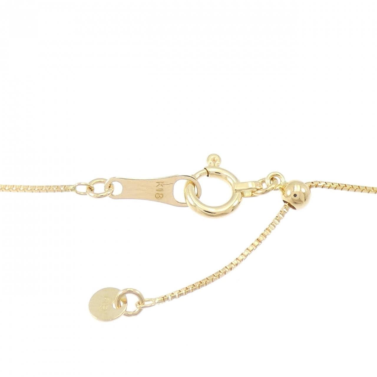 K18YG フラワー ダイヤモンド ネックレス 1.00CT