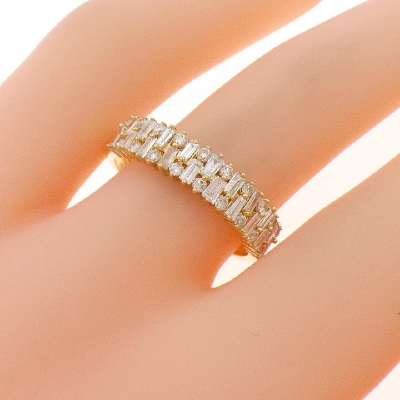 K18YG ダイヤモンド リング 0.50CT