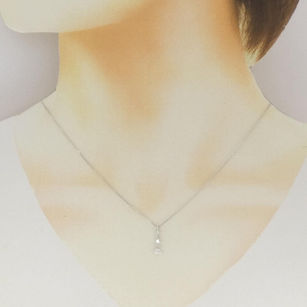 4゜C ダイヤモンド ネックレス